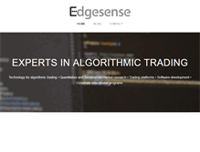 Tablet Screenshot of edgesense.net